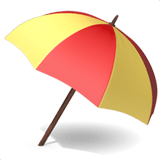 Umbrella on Ground Emoji, Apple style