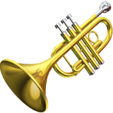 Trumpet Emoji, Apple style