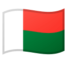 Flag: Madagascar Emoji, Microsoft style