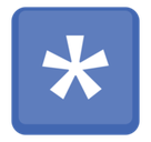 Keycap Asterisk Emoji, Facebook style