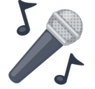 Microphone Emoji, Facebook style