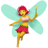 Woman Fairy Emoji, Apple style