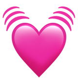 Beating Heart Emoji, Apple style