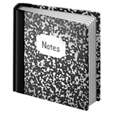 Notebook Emoji, Apple style