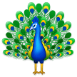 Peacock Emoji, Samsung style