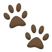 Paw Prints Emoji, Samsung style