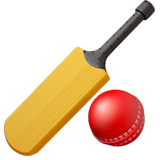 Cricket Game Emoji, Apple style