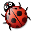 Lady Beetle Emoji, Samsung style