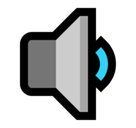 Speaker Medium Volume Emoji, Microsoft style