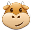 Cow Face Emoji, Samsung style