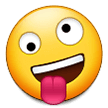Zany Face Emoji, Samsung style