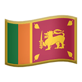 Flag: Sri Lanka Emoji, Apple style