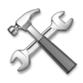 Hammer and Wrench Emoji, LG style