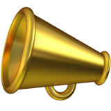 Megaphone Emoji, Apple style