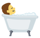 Person Taking Bath Emoji, Facebook style