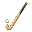 Field Hockey Emoji, Samsung style