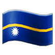 Flag: Nauru Emoji, Samsung style