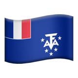 Flag: French Southern Territories Emoji, Apple style