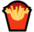 French Fries Emoji, Microsoft style