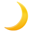 Crescent Moon Emoji, Samsung style