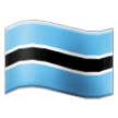 Flag: Botswana Emoji, Samsung style