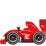 Racing Car Emoji, Apple style