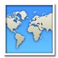 World Map Emoji, LG style