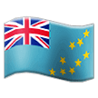 Flag: Tuvalu Emoji, Samsung style