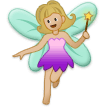 Fairy Emoji with Medium-Light Skin Tone, Samsung style