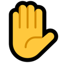 Hand Emoji, Microsoft style