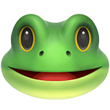 Frog Emoji, Apple style