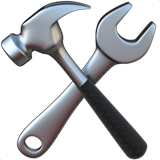 Hammer and Wrench Emoji, Apple style