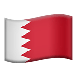 Flag: Bahrain Emoji, Apple style