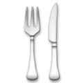 Fork and Knife Emoji, LG style