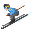 Skier Emoji, Samsung style