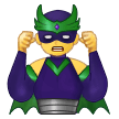 Man Supervillain Emoji, Samsung style
