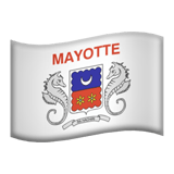 Flag: Mayotte Emoji, Apple style