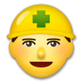 Construction Worker Emoji, LG style