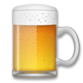 Beer Mug Emoji, LG style