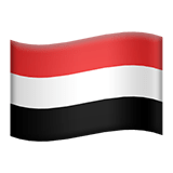 Flag: Yemen Emoji, Apple style