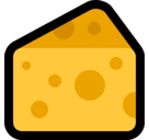 Cheese Wedge Emoji, Microsoft style