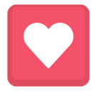 Heart Decoration Emoji, Facebook style