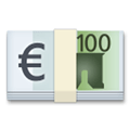 Euro Banknote Emoji, LG style