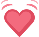 Beating Heart Emoji, Facebook style