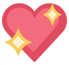 Sparkle Heart Emoji, Facebook style