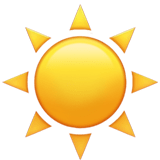 Sun Emoji, Apple style