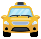 Oncoming Taxi Emoji, Facebook style