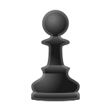 Chess Pawn Emoji, Google style