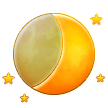 Waxing Crescent Moon Emoji, Samsung style