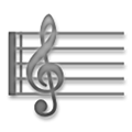 Musical Score Emoji, LG style